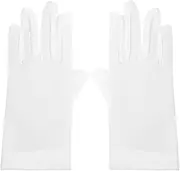 Gadpiparty 3pcs Thin Section White Child Short Gloves