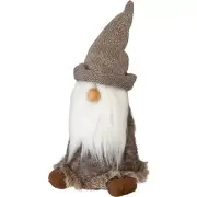 Primitives by Kathy Medium Winter Brown Gray Gnome 451561