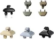 Daseeme 1pc 8u0857562 Oretg45 Plastic Gray Sun Visor Clip Hook Holder for A1 A3 A4 A5 Q3 Q5 2013-2015 8u0857562 8e0857562 C45 Grey