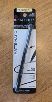 L'Oreal Paris 513 Infallible Deep Brown Matte Eyeliner Pencil Waterproof