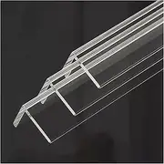 3 Pack Clear Corner Shield Trim Strips,Self-Adhesive Furniture Edge Trim,Wall Corner Guards Corner Shield,Corner Shield - Protecting/Repairing Wall Corner (Color : 40X40Mm, Size : 1.2 Meter/47.24In