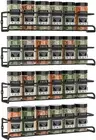 4/8PCS Kitchen Shelf Spice Rack Wall-Mounted Storage Organizer Cupboard Stand