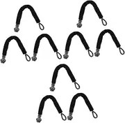 3 Pcs Car Flexible Shackle Winch Rope Towing Recovery Strap High Strength Synthetic Cable for Offroad Random Color