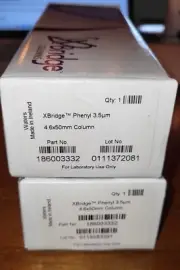 Waters XBridge BEH Phenyl 3.5um HPLC Column 4.6 x 50 mm PN# 186003332