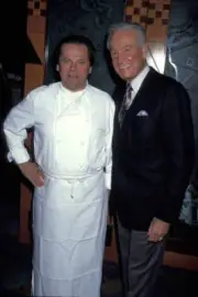 Wolfgang Puck Bob Barker at Book Party For Janice Pennington's- 1993 Old Photo
