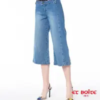 在飛比找momo購物網優惠-【BLUE WAY】女款 低腰 寬褲 牛仔褲-ET BOIT