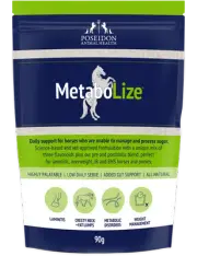 Poseidon Metabolize 90gm & 180gm Horse Supplement Equine Helps Process Sugar