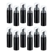 2 Oz Empty Foam Pump Bottle, 12 PCS Soap Dispenser, Black