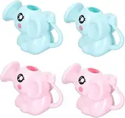 KONTONTY 4Pcs Watering Can Fun Bath for Shower Watering Pot for Bath Engaging and Safe Bath Accessories for Family Play and Communication
