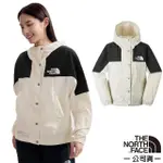 【THE NORTH FACE】女 防風防潑水防曬連帽輕薄外套 (亞洲版型) 風衣 夾克/寬鬆版型_沙丘白_81RX