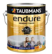 Taubmans ENDURE INTERIOR WALL PAINT Inhibits Mould, Matt NEUTRAL- 2L Or 4L