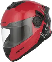 Acerbis Rider Graphic Helmet, black-red, Size S for Men Black Red