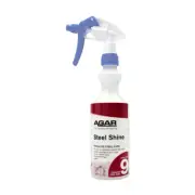 Agar Steel Shine Spray Bottle with Colour Trigger Options Easy Fill 500ml
