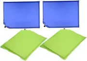 Yardwe Self-Inflating Camping Mattress 4pcs Outdoor Seat Pads Inflatable Travel Cushion Soft and Oxford Fabric