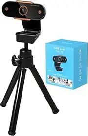 USB Laptop Webcam – HD Mini Camera, Adjustable PC Web Camera | Plug and Play Streaming Cam, Built-in Video Camera, Webcam for Virtual Teaching and Daily Office Calls
