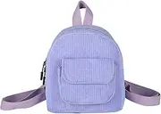 [Generic] School Backpack for Teens - Small Corduroy Student Bookbags - Teen Girls School Bags, Travel Daypack, Lightweight Laptop Bag for Girls Women School College Student