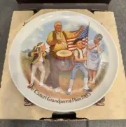 KNOWLES THE CSATARI GRANDPARENT PLATE 1985 - “THE PATRIOTS PARADE"