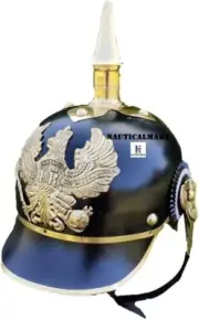 Prussian Helmet German Pickelhaube Helmet Authentic German Helmet, LARP SCA Gift