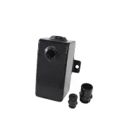 Aeroflow Breather Tank 1.1L Accepts 1-3/8" Breather And -12 ORB Hose Black