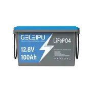 [EU Direct] GELEIPU 12V 12.8V 100Ah LiFePO4 Battery, 1280Wh Rechargeable Lithium Battery Built-in 100A BMS, with 4000-15