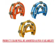 Design Metal Jingle Hand Cutaway Double Row Musical Percussion Tambourine