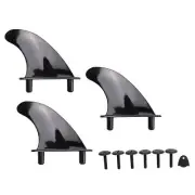 3Pcs Soft Top Surfboard Fins Sets for Softboard Paddle Board Surf Boards1984