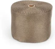 Design Engineering 010135 Titanium 6" x 100' Exhaust Heat Wrap with LR Techno...