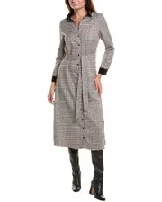 YAL New York Plaid Shirtdress