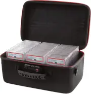 Pro Graded Card Storage Box - CSG & PSA Graded Card Case with Zipper Lock - 36 S