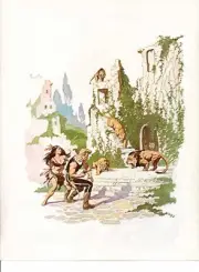 1978 full Color Plate "Lost Continent" by Frank Frazetta Fantastic GGA Print