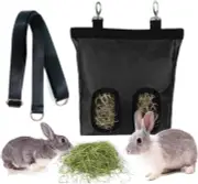 Small Pet Hay Bag, Hanging Food Storage Bag, Rabbit Guinea Pig Hay Feeder Bag