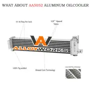 Aluminium Oil Cooler For 1986-1992 Mazda RX7 RX-7 FC3S S4/S5 13B 1.3L Petrol AU