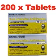200x Trust Loratadine Tablets, 10mg (GENERIC CLARATYNE ALTERNATE 10MG)