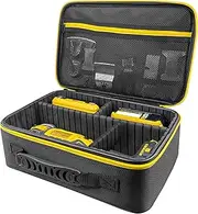 [YAMTO] Hard Portable Tool Carrying Case with Precision Fit & Organization fits for DEWALT DCS354B / DCS356B 20V Max Brushless Cordless Oscillating & Milwaukee M18 2626-20 Multi-Tool,Storge Mastermind