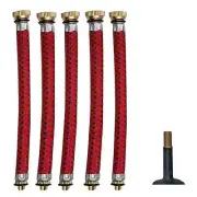 Schrader Flexible Pump Valve Connector Hand Pump Adapter for Bicycle Car