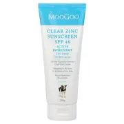 MooGoo Clear Zinc Sunscreen SPF 40 200g