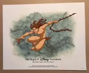 THE MAGIC OF DISNEY TARZAN HAND PAINTED DISNEY STUDIO RARE LIMITED ANIMATION CEL