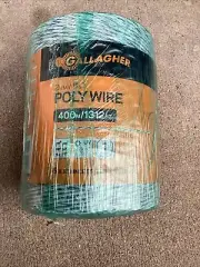 Gallagher 2mm/ 1/16” Poly Wire 400m/1312 Ft Solar Electric Wire
