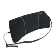 Fellowes Portable Lumbar Support Back Rest Self Adjusting Foam Fabric Finish