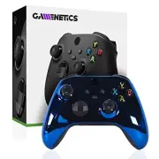 Gamenetics Custom Chrome Blue Wireless Bluetooth Controller for Xbox Series X/S