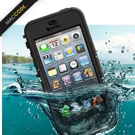 LifeProof nuud 極致防護 防水 防震 防泥 保護殼 iPhone SE / 5 / 5S 專用 黑色