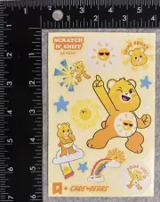 Pipsticks Scratch N’ Sniff Stickers Care Bears Lemon Funshine Bear Pipstickers