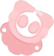 SWOOMEY Adjustable Pink Shower Cap Comfortable Silicone Bath Hat for Boy Girl and Eyes During Shampoo Haircuts Durable Cartoon Design for Bath