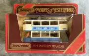 Matchbox Models Of Yesteryear Y-15 Preston Tramcar "Swan Soap" LE 1986 NIP