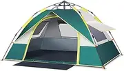 Camping Beach Tent Automatic Quick Opening Camping Hiking Tent Waterproof Anti-UV Portable Tent 2-3 Person Tents Family Outdoor Tent for Outdoor Hiking Fishing