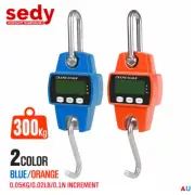 300KG Portable Mini Crane Scale Digital LCD Electronic Hanging Hook Scale Weight