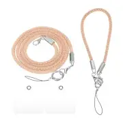 2Size Rhinestone Purse Straps,Sparkly Replacement Bag Straps (Khaki, 27.6"/9.8")