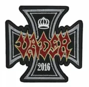 Vader 2016 Embroidered Patch | Iron Cross Polish Death Thrash Metal Band Logo