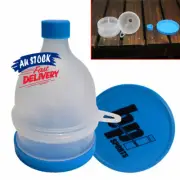Protein powder funnel portable powder boxs set two-layer medicine case pill box