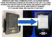 EMERSON AMS TREX FIELD HART COMMUNICATOR LCD SCREEN REPAIR OR BATTERY